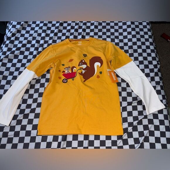 Nwt Gymboree size 8 squirrel shirt - Picture 1 of 1